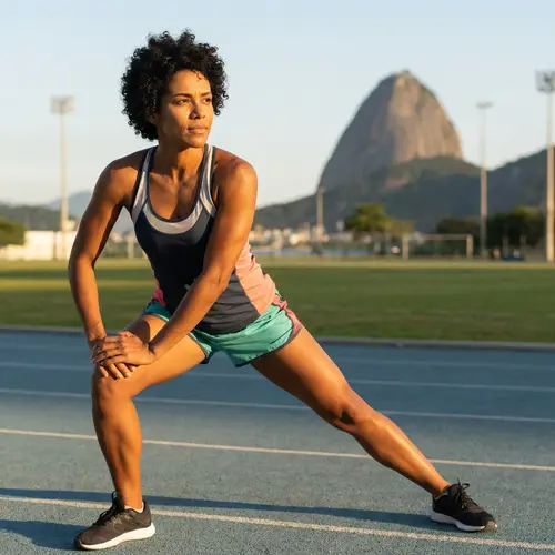 Athletic Brazilian Latina with Short Hair