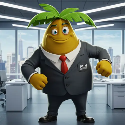 Palm Industries Mascot: Your Boss in Palms