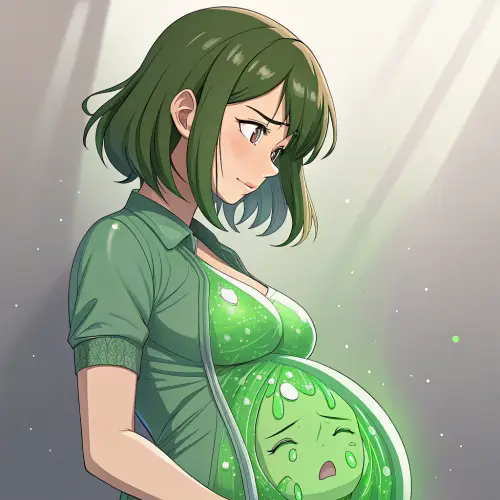 Green-Slime Girl: A Unique Anime Character