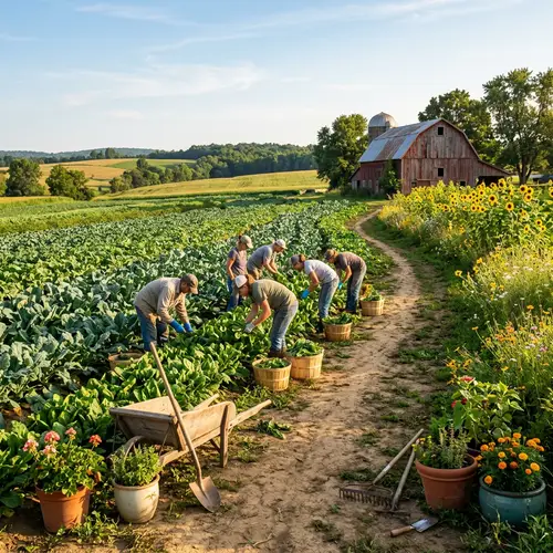 Marijuana Farm Harvest: Workers Gathering Mature Plants