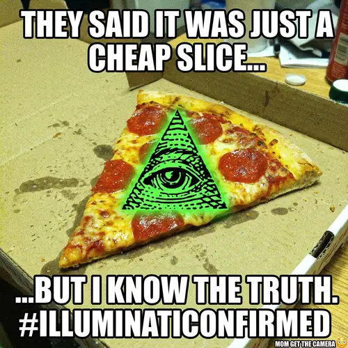 Funny Illuminati Meme - Green Triangle
