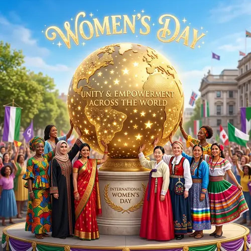 Celebrate Women's Day: Unity in Diversity Sculpture