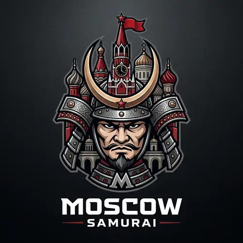 Moscow Samurai Logo: Tradition Meets Modern Design