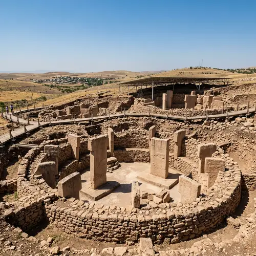Göbeklitepe Neolithic Archaeological Site in Turkey