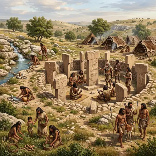 Göbeklitepe Nomads: Hunter-Gatherer Lifestyle & Rituals in 10,000 B.C.
