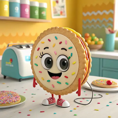 Fun and Quirky Pop Tart Mascot Designs