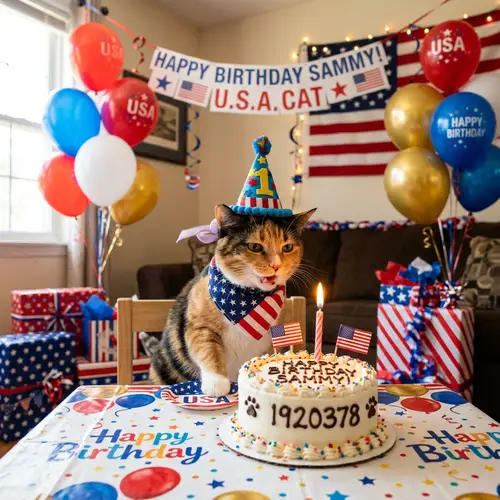 American Cat Birthday Celebration