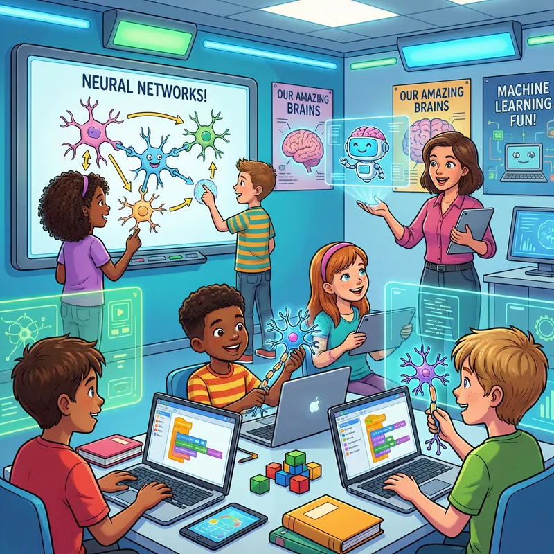 Neural Networks Course for Kids 9-13 Years Old