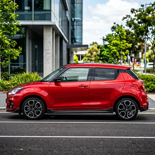 Suzuki Swift with Sporty Bonnet Stripes