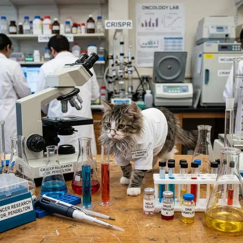 Age-Defying Transformation: 50-Year-Old Scientist Morphs Into Cat