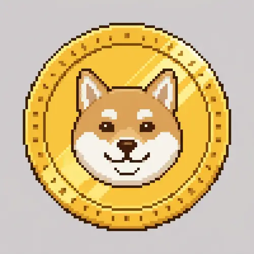 64x64 Pixel Art Dogecoin Emblem