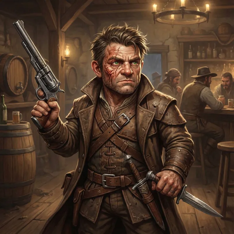 D&D Dwarf Gunslinger: A Fantasy Character Profile