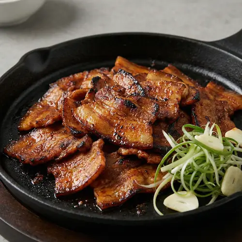 Korean Spicy Gochujang Pork Belly Recipe