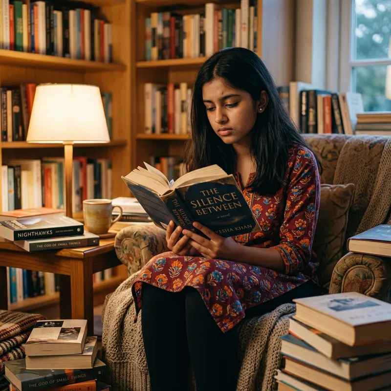 Sad Girl Immersed in Reading Sad Girl Immersed in Reading