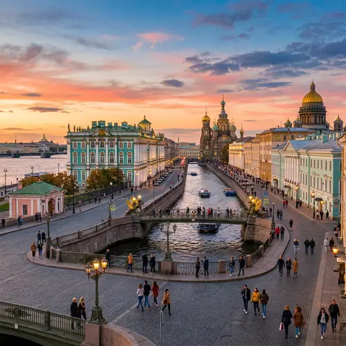 Architectural Beauty of Saint Petersburg, Russia