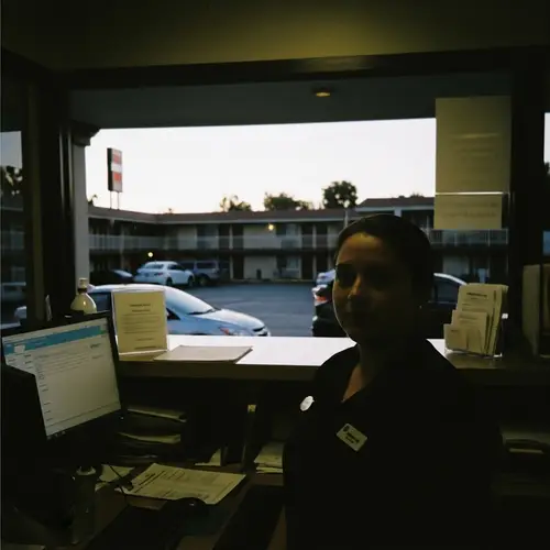 Motel Front Desk Photo Proof of Work