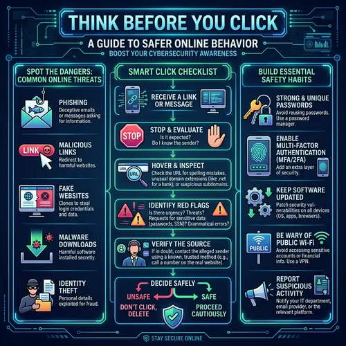 Think Before You Click: Online Safety Awareness