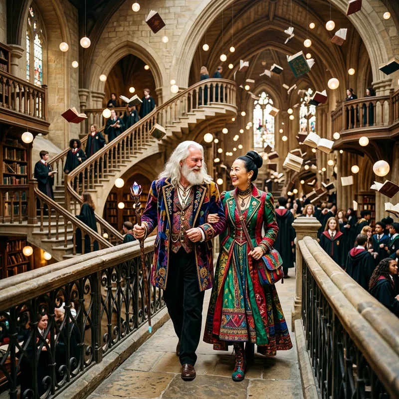 Barbie Style Fashion in Hogwarts Castle