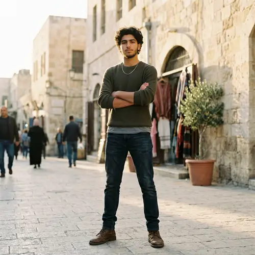 Confident & Strong Middle Eastern Boy