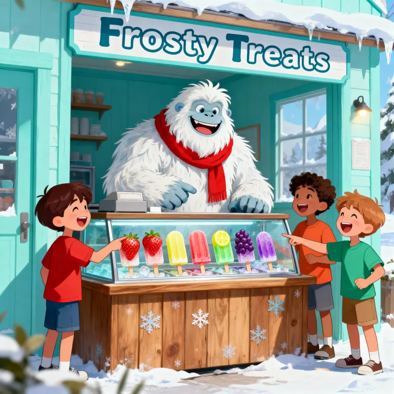 Friendly Yeti Ice Lollies - Cool Treats for Kids