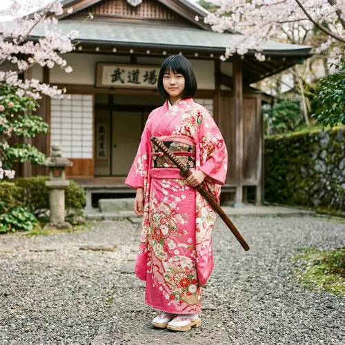 Unique Teenage Girl Character with Determination and Martial Arts Skills