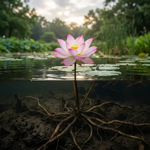 Embrace Growth: No Mud, No Lotus