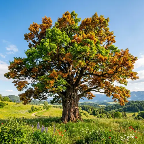Fluffy Tree: Nature's Vibrant Beauty
