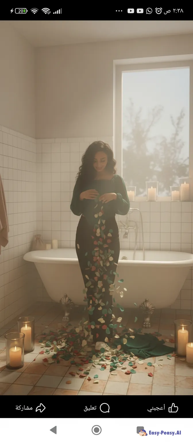 Vulnerability in a Serene Bathroom Retreat Vulnerability in a Serene Bathroom Retreat