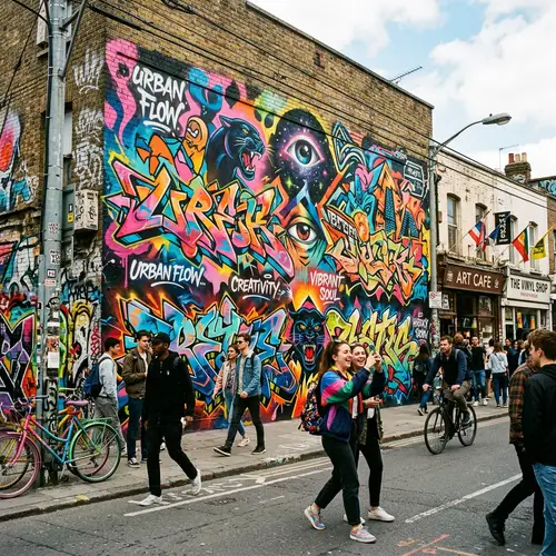 Vibrant Street Mural: Capturing Urban Culture