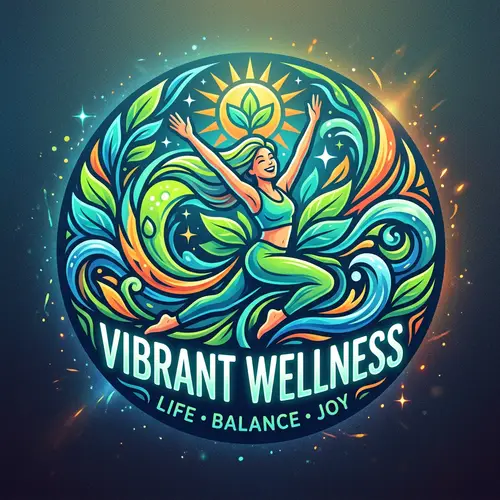 Vibrant Health & Wellness Logo Design