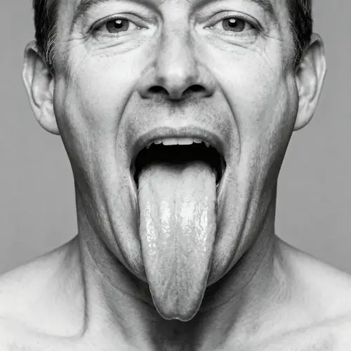 Unbelievable Tongue Length – Unique Facial Portrait
