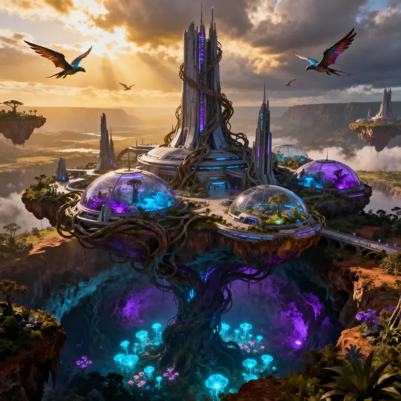 Gigantic Mega Base with Unique Biomes