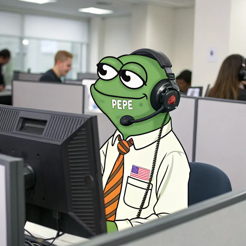 Pepe the Frog: Call Center Agent
