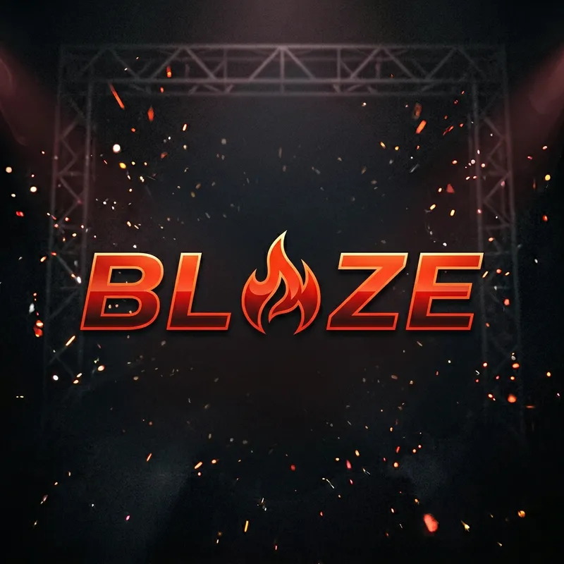 Blaze K-Pop Group Logo Design