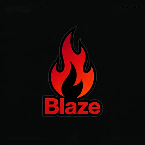 Blaze K-Pop Group Logo Design