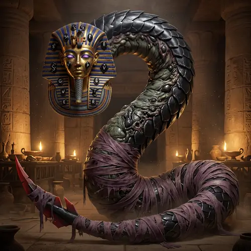 Giant Seviper: Pharaoh Mask & Mummified Armor