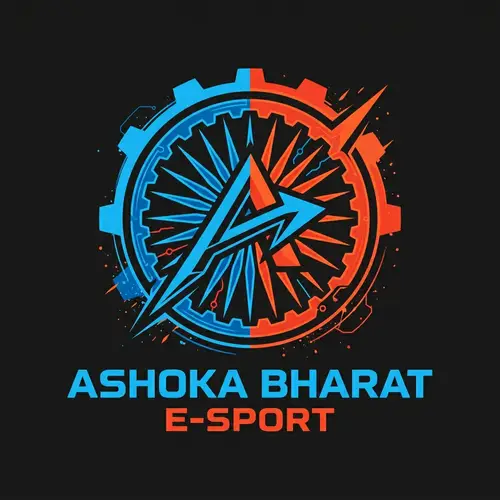 Ashoka Bharat E-Sport | Bold & Vibrant Minimalist Logo Design