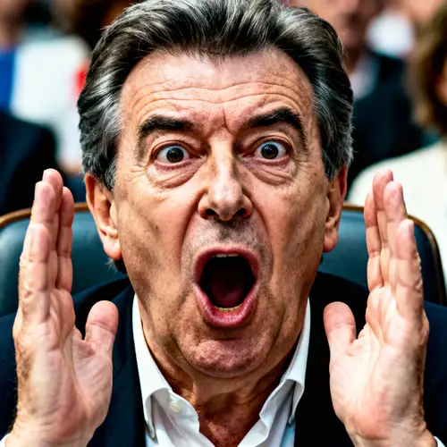Melenchon Pretends to Be Shocked - Viral Photo Edit