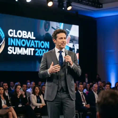 Keynote Speaker Photos - Realistic Stage Presence