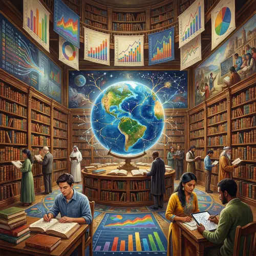 Artistic Data Exploration: Ancient Books, Global Insights