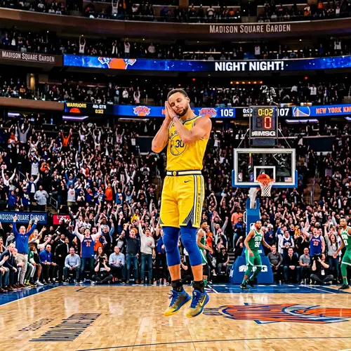 Stephen Curry 'Night Night' Shot at Madison Square Garden