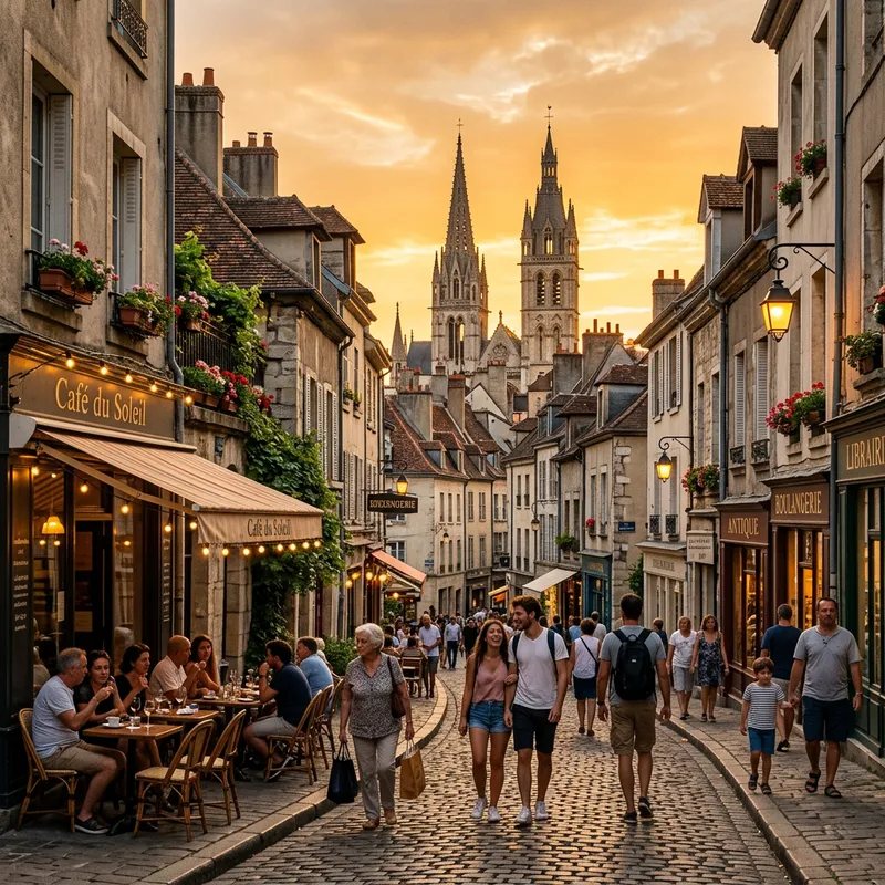 Varis - Serene European Cityscape at Sunset