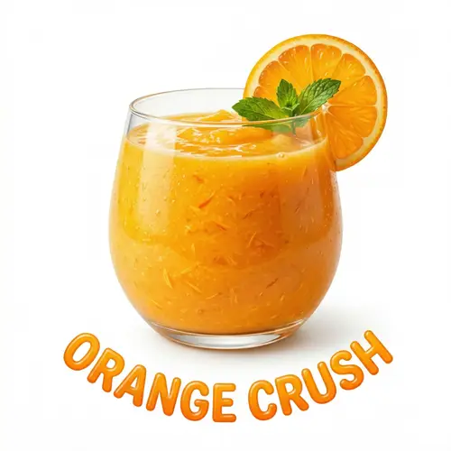 Hyperrealistic Orange Smoothie Logo Design | Visual Appeal