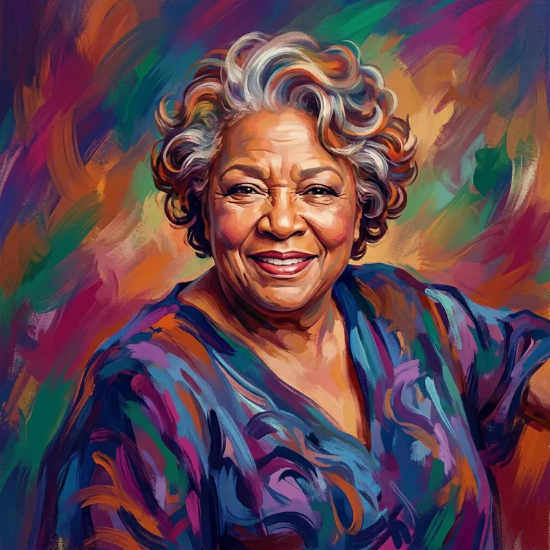 Vibrant Modern Digital Portrait Artwork Vibrant Modern Digital Portrait Artwork