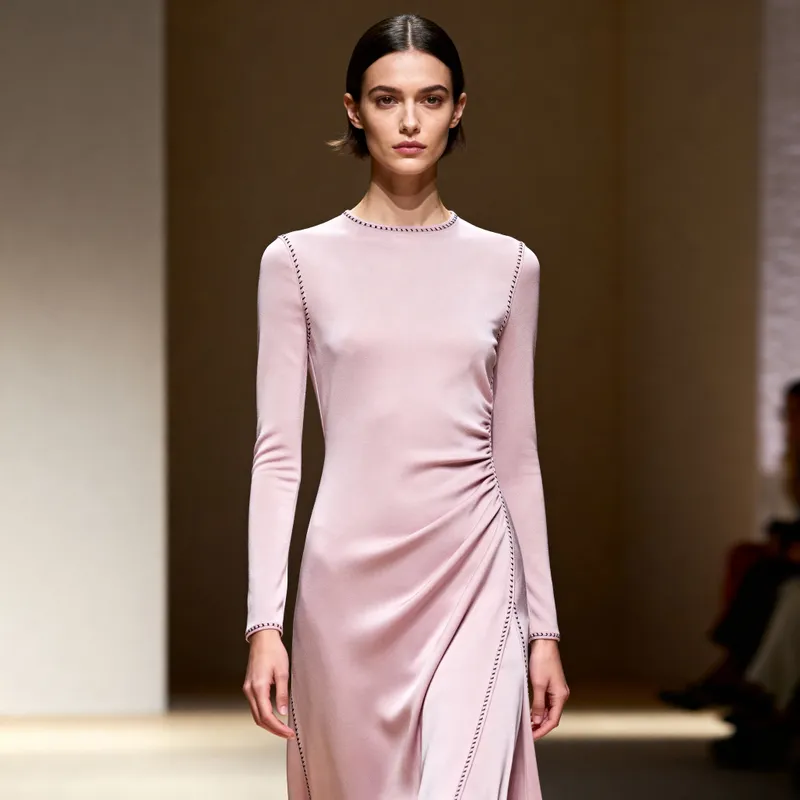 Stylish Dress Design with Sleeves