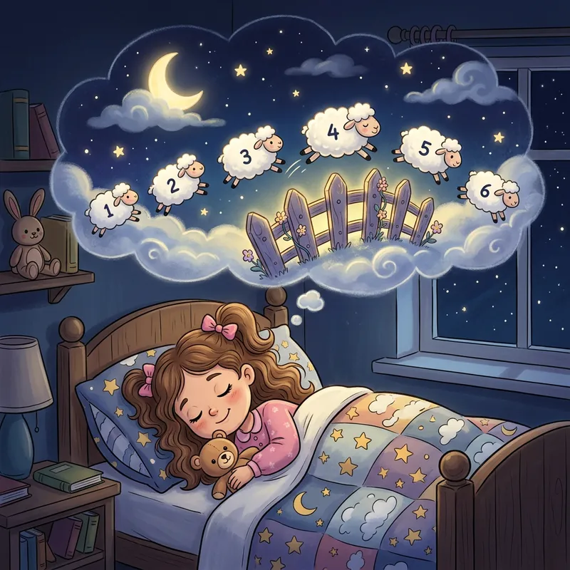 Counting Sheep: A Sleepy Cartoon Adventure
