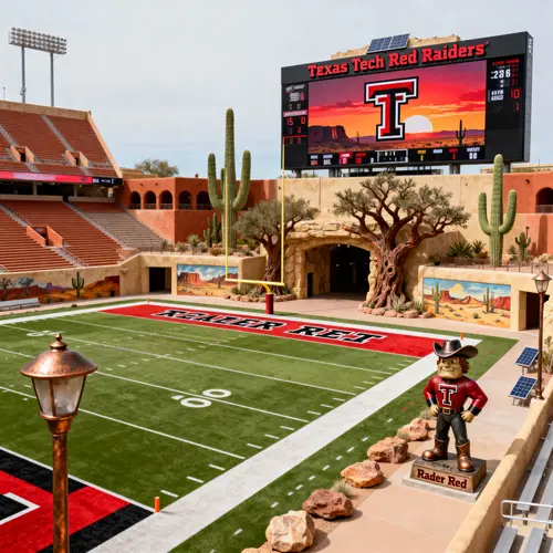 Texas Tech Red Raiders Stadium Features
