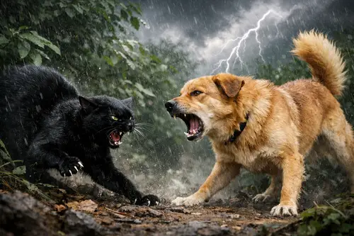 Fierce Animals: Clash of the Cat and Dog