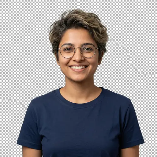 Professional South Asian Female Developer Portrait