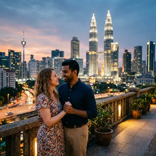 Romantic Couples in Kuala Lumpur | Unity & Affection Scene